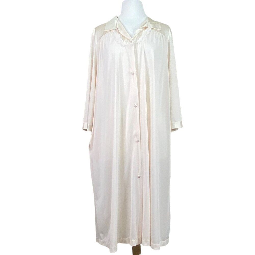 Vintage Vanity Fair Nylon Robe Size Large
